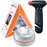 HELP FLASH - luz de Emergencia AUTÓNOMA preseñalización Peligro y Linterna- homologada- DGT- V16- activación AUTOMÁTICA…